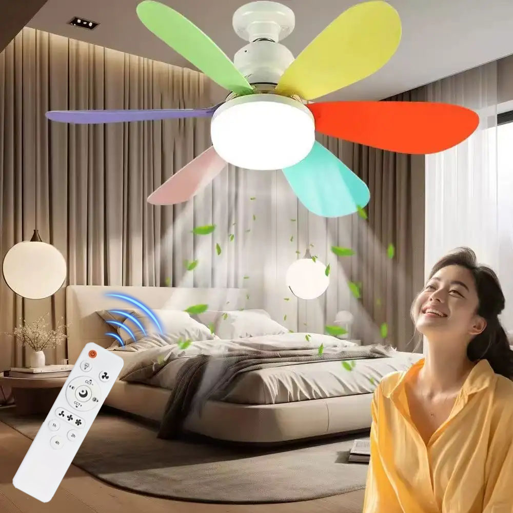 30/40W Ceiling Fan Lighting Co - Smart Home Ventilation System ulasan dan harga