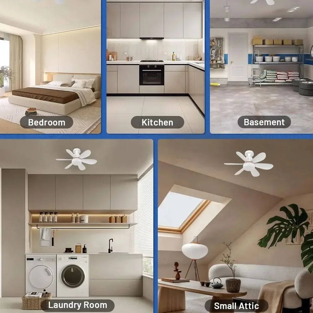 30/40W Ceiling Fan Lighting Co - Smart Home Ventilation System ulasan dan harga