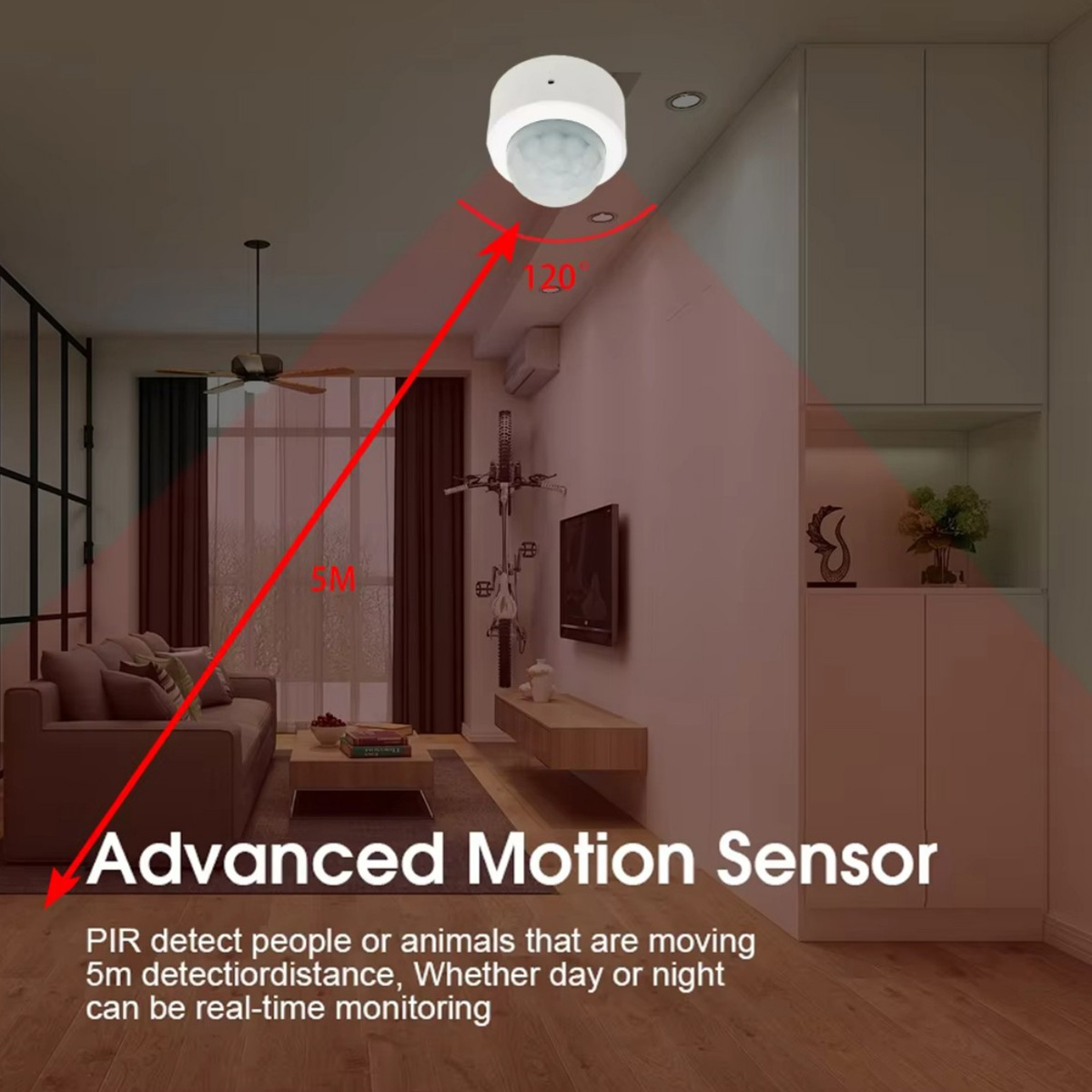 Zigbee3.0 Mini PIR Human Motio - Smart Home Wiser ulasan dan harga