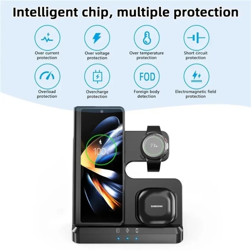 3 in 1 Wireless Charger Statio - Smart Home Samsung ulasan dan harga