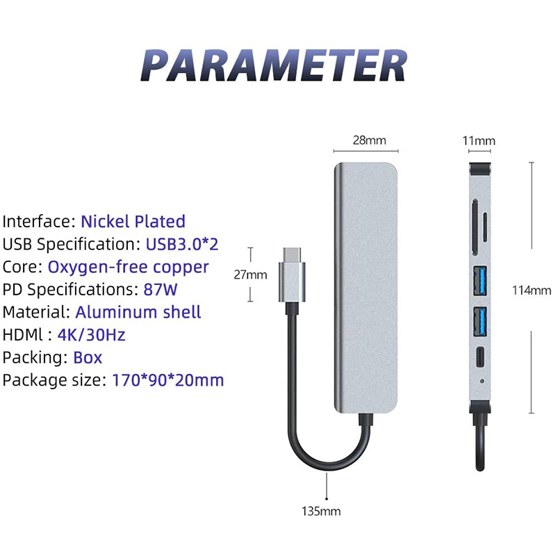 6 In 1 PD Type C Docking Stati - Smart Home Hub ulasan dan harga