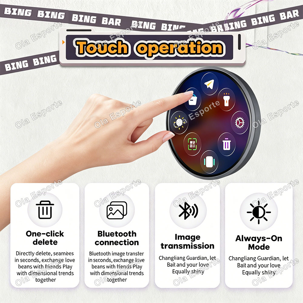 E-Badge HD Dynamic Display Sma - Smart Home Icon ulasan dan harga