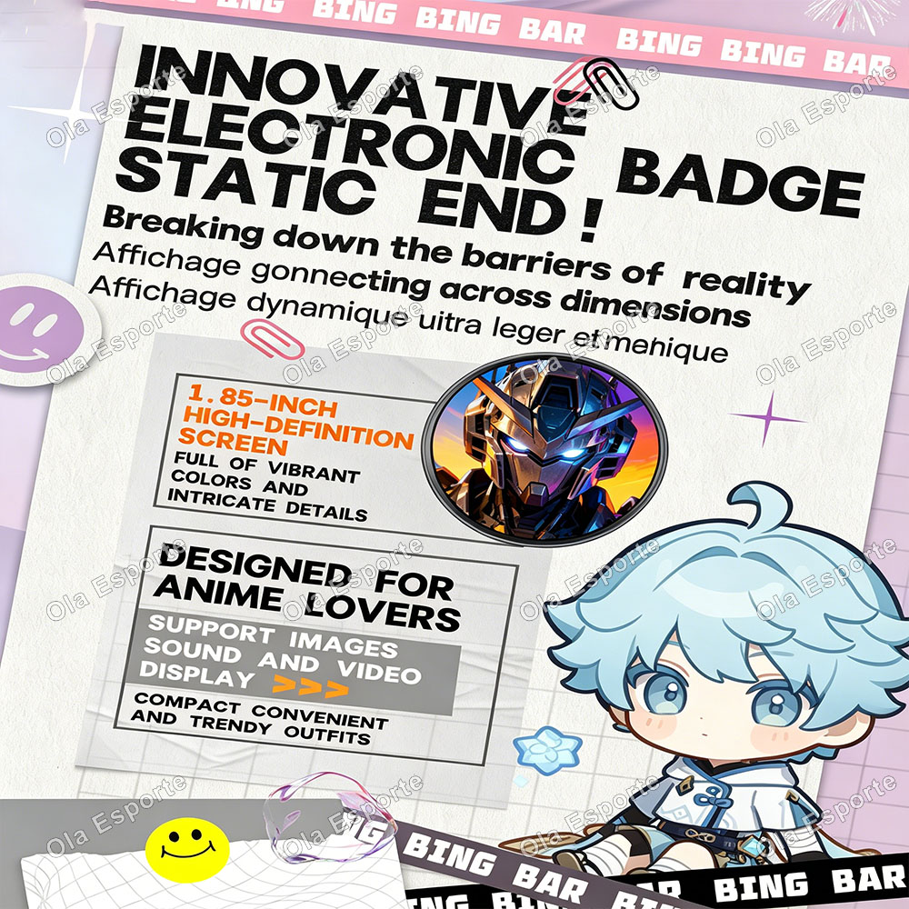 E-Badge HD Dynamic Display Sma - Smart Home Icon ulasan dan harga